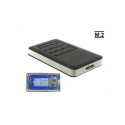 DeLOCK External housing M.2/KeyB SSD->USB 3.0 B - Socket with encryption function