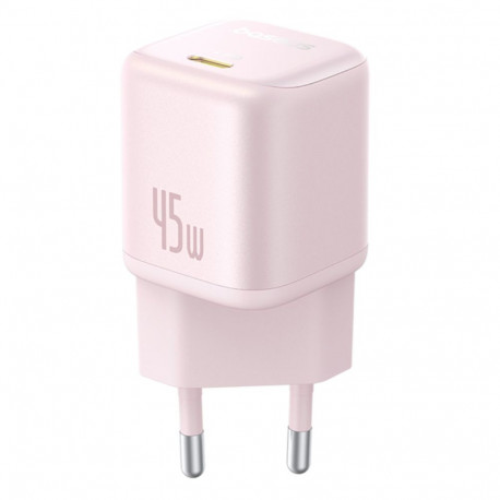 Wall Charger Baseus PicoGo, 45W, 3A, 1 x USB-C, Pink P10176800413-00