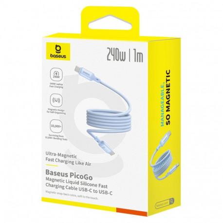 USB-C to USB-C Cable Baseus PicoGo, 240W, 1m, Blue P10376800311-00
