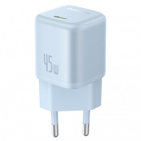 Wall Charger Baseus PicoGo, 45W, 3A, 1 x USB-C, Blue P10176800313-00