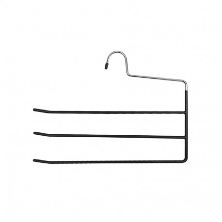 PVC DIPPED PANT HANGER LS16BTF BLACK