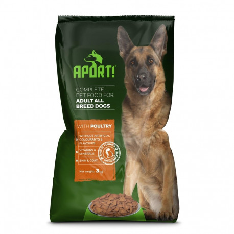 APORT DOG FOOD WITH POULTRY. 3 KG
