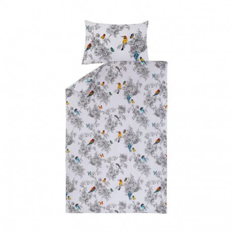BED COV SET Bird Wilde SATEEN 140x200CM