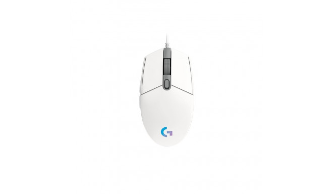 LOGITECH G102 LIGHTSYNC GAMING MOUSE WHT