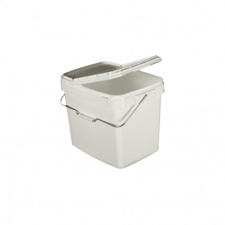 Square Buck kaanega 38x30x45cm 34L valge