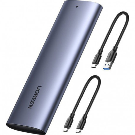 UGREEN M.2 SSD korpus CM400 USB 3.2 Gen 2 (SuperSpeed USB 10 Gbps) koos USB Type C kaabliga 0.5m, ha