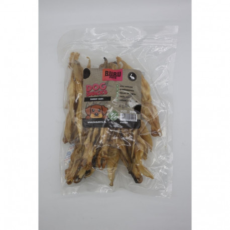 Bubu Pets koeramaius kuivatatud küüliku kõrvad 300g
