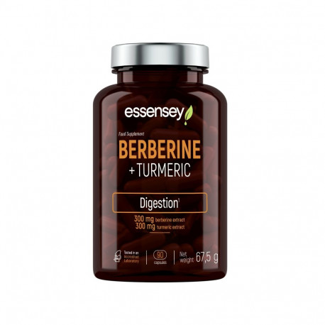 Antioksüdant TREC ESSENSEY BERBERINE + TURMERIC 90 kapslit