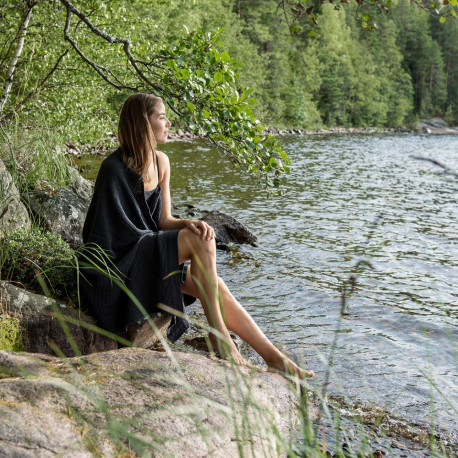 Saunarätik RENTO GREY,  90x180cm