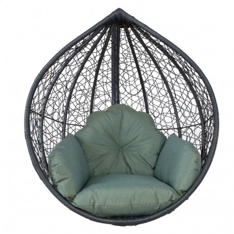 Cushion for hanging chair DROPLET, green
