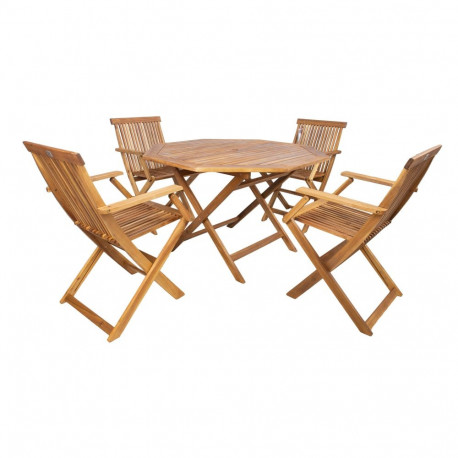 Garden furniture set FINLAY table and 4 chairs