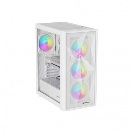 Genesis Gaming PC Case | Diaxid 605 ARGB | White | Midi Tower