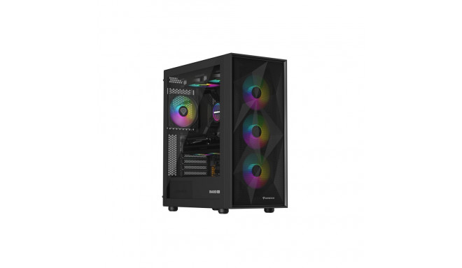 Genesis Gaming PC Case | Diaxid 605 ARGB | Black | Midi Tower