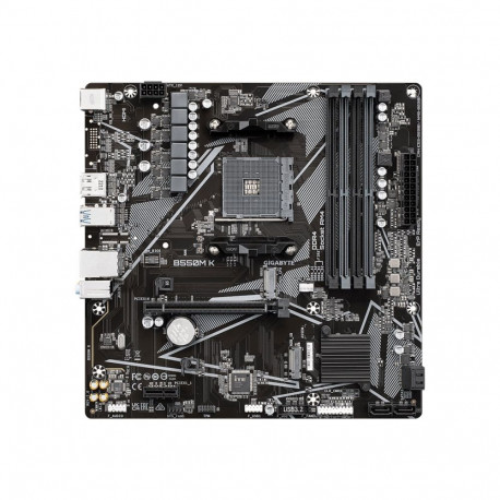 Gigabyte | B550M K 1.0 M/B | Processor family AMD | Processor socket AM4 | DDR4 DIMM | Memory slots 