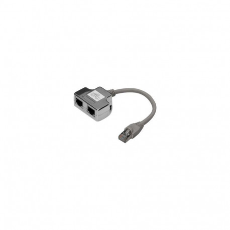 Digitus patch-kaabli adapter DN-93904 CAT 5e, 2x CAT 5e, varjestatud, must