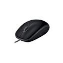 Logitech B110 Silent juhtmega USB must hiir