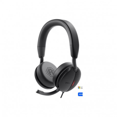 Dell | Pro Wired On-Ear Headset | WH5024 | Built-in microphone | USB Type-A | ANC | Black