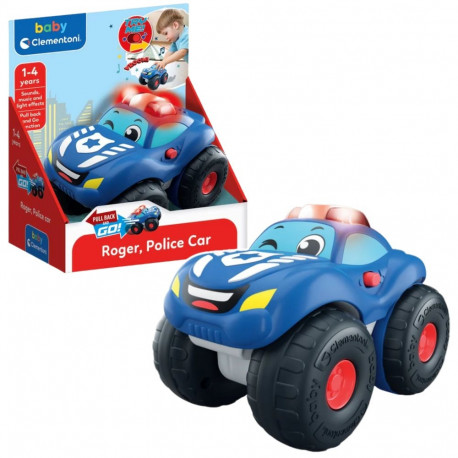 Roger politseiauto heliefektid valgusefektid Clementoni 17543