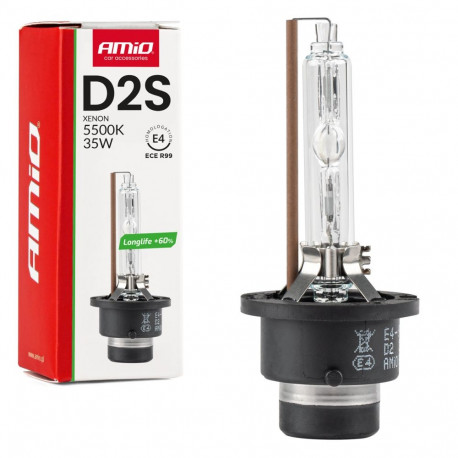 Żarówka ksenonowa żarnik xenon d2s 5500k amio long life amio-01974