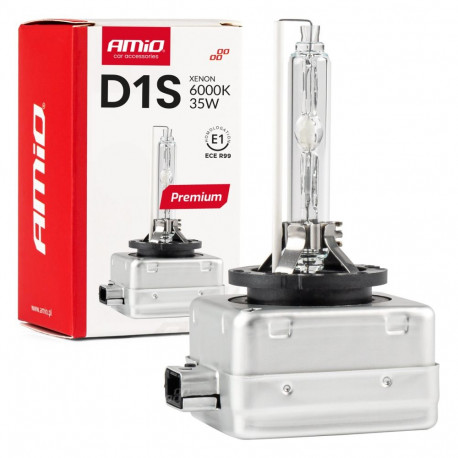 Żarówka ksenonowa żarnik xenon d1s 6000k amio premium amio-01409