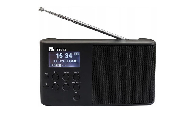 Eltra ra´dio ULA DAB+, black