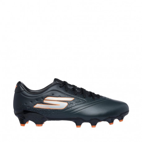 Buty piłkarskie Skechers Razor 1.5 Academy FG czarno-pomarańczowe 252015 BKOR 40