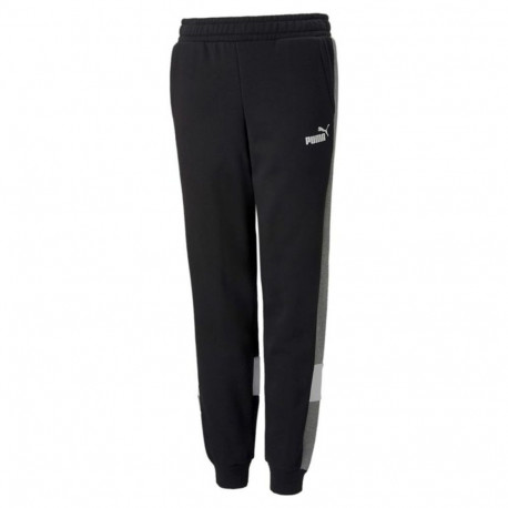 Long Sports Trousers Puma Ess Block Black - 9-10 Years