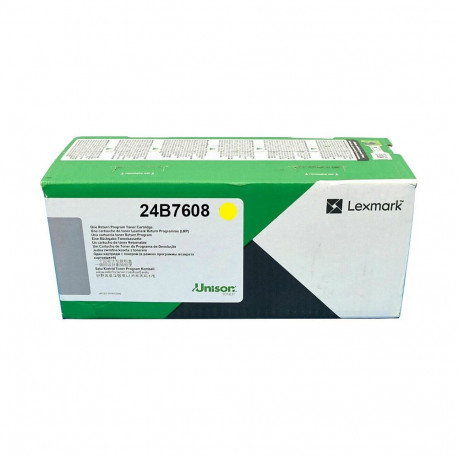 Lexmark tooner 24B7608 XC, kollane