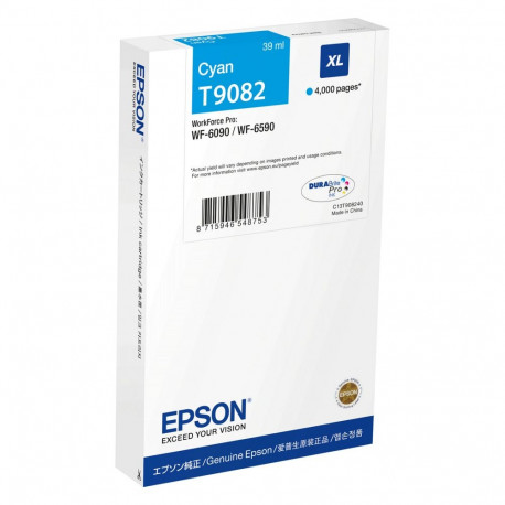 EPSON tsüaan tint 39.0ml WF Pro 6xxx, XL