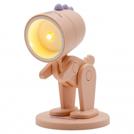 RealPower roosa dino LED-taskulamp alusega