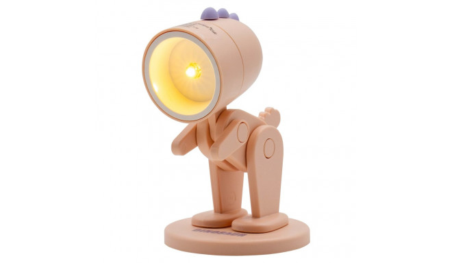 RealPower roosa dino LED-taskulamp alusega