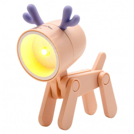 "RealPower LED-Tier Taschenlampe Pink deer"