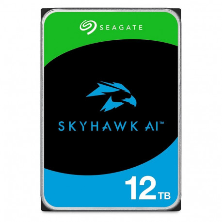 "SEAGATE Surveillance Video Optimized AI Skyhawk 12TB HDD SATA 6Gb/s 512MB cache 3.5inch CMR Helium"