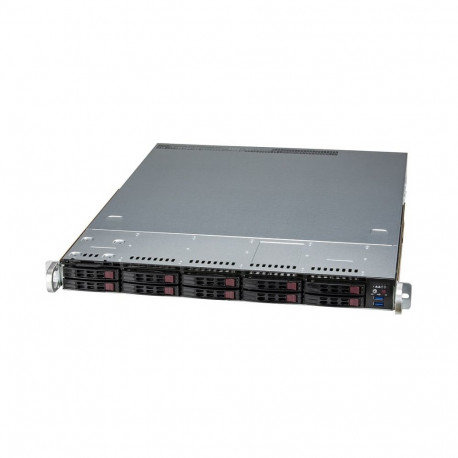 Supermicro 1U server 10x2.5" kuumvahetatavat SAS3/SATA/NVMe kettasahtlit 2x860W