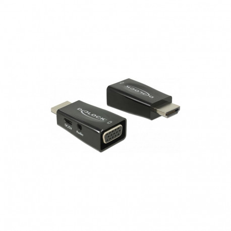 DELOCK HDMI-A isane - VGA emane adapter heliga