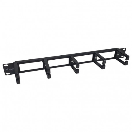 Equip 19" must kaablihalduspaneel