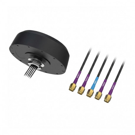 PR1KCI49 mobiilne katusantenn 5G/LTE/Wi-Fi/GNSS, 5× SMA