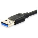 Equip USB-A 3.2 -> C St/St 0.50m 3A/20V must kaabel