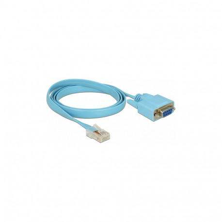 "Delock Adapter RS-232 DB9 female > 1 x Serial RS-232 RJ45 male - Kabel seriell - DB-9 bis RJ-45 - 1