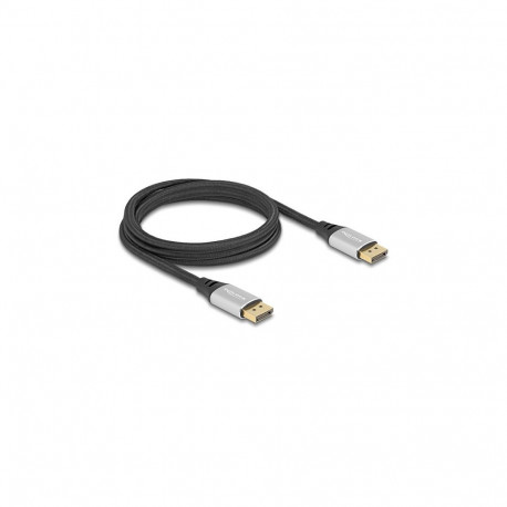 DisplayPort-kaabel 16K 60Hz 2m, metall, hõbedane