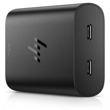 HP 65W GaN USB-C sülearvuti toiteadapter ja laadimiskaabel