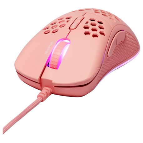 "Deltaco Gaming Maus USB, RGB pink"