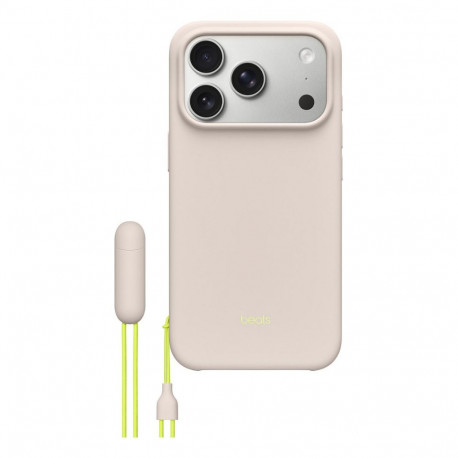 "Beats Kickstand Case iPhone 17 Pro mit MagSafe und Kamerasteuerung (kalkstein)"