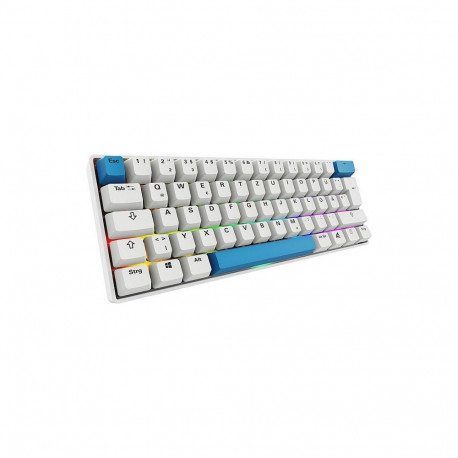 "Sharkoon Gaming Tastatur Skiller SGK50S4 Gen2 PBT wei-gel DE"