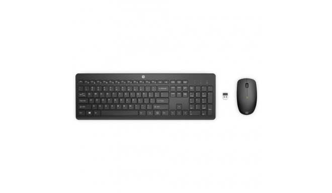 "HP 235 Tastatur und Maus Set Combo Wireless black QWERTY"