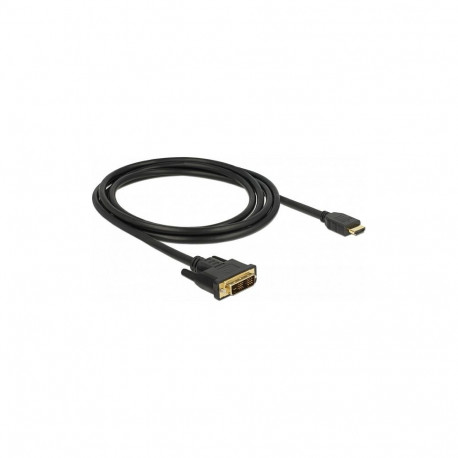 "DELOCK Kabel DVI 18+1 Stecker > HDMI-A Stecker 2 m schwarz"