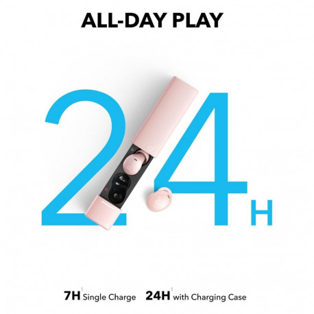 "ANKER Soundcore A30i pink Bluetooth Earbuds NC ANC IP54 nur 3.7g je Earbud leicht Lippenstift Desig