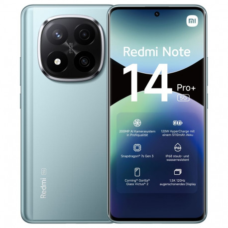 Xiaomi nutitelefon Redmi Note 14 Pro+ 256GB 8RAM 5G EU, sinine