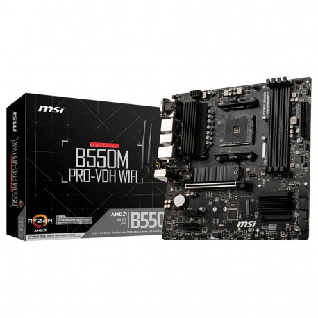 MSI emaplaat B550M PRO-VDH WIFI AM4 mATX