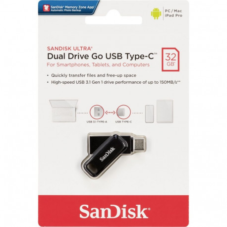 SanDisk 32GB Ultra Dual Drive Go USB Type-C